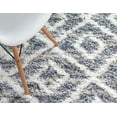 thumbnail image 6 of Rugs.com Athena Shag Collection Rug – 2' 7 x 8' 2 Runner Gray Shag Rug Perfect For Hallways, Entryways, 6 of 9