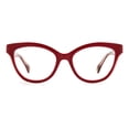 thumbnail image 3 of Carolina Herrera Women Eyeglasses CH0017 LHF CAT EYE Burgundy 52-18-145, 3 of 4