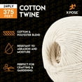 thumbnail image 5 of Cotton Twine - Food Grade - for Bakers, Butchers, Rotisserie, Kitchen, Crafts - by Xpose Safety, 5 of 5