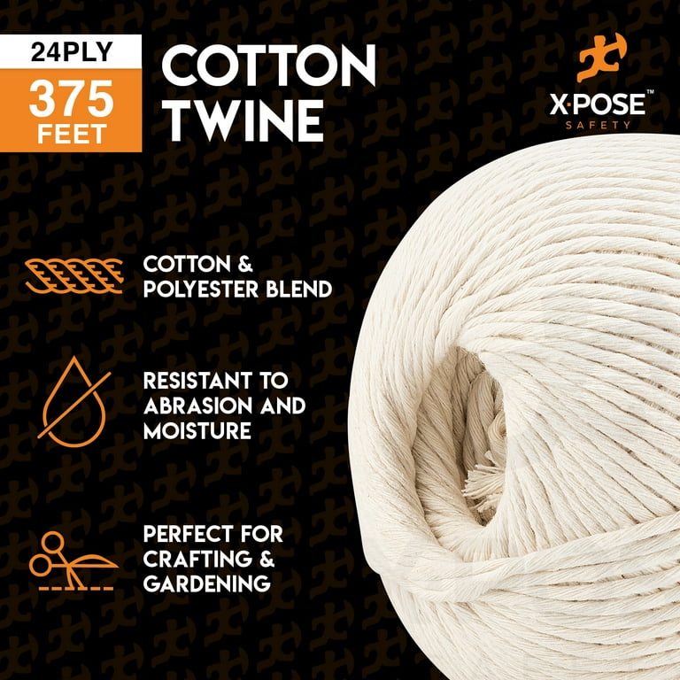 30 Roll Balls - White Cotton String Thread Rope Roll Twine