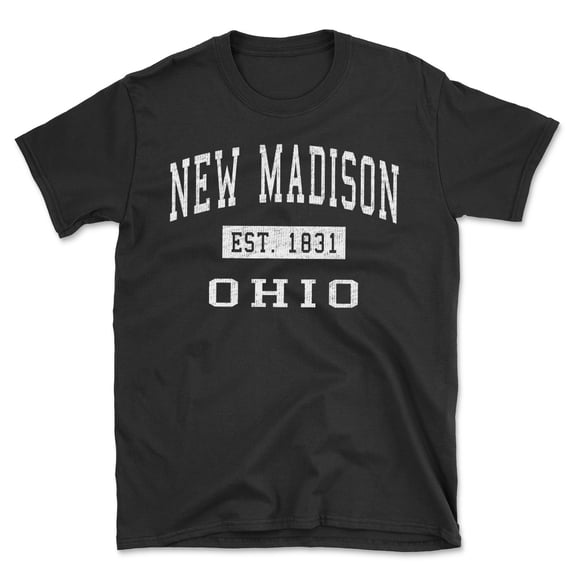 New Madison Ohio Classic Established Men's Cotton T-Shirt