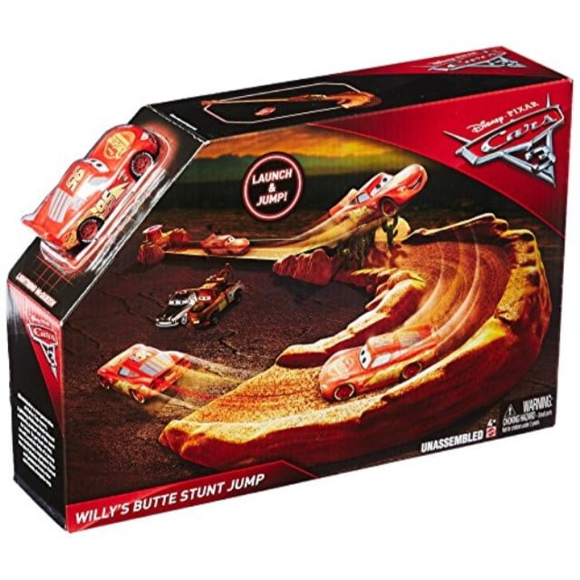 Disney Pixar Cars 3 Willy\'s Butte Stunt Jump Playset