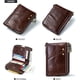 thumbnail image 5 of （brown）Credit Card Holder Genuine Leather Small Card Wallet for Women or Men Card Slots Blocking Wallet with Zipper, 5 of 5