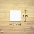 thumbnail image 2 of 6" x 6" Square Cardstock, 80lb Cover White Thick Card Stock Paper - Smooth Finish, For Scrapbooking, Arts and Crafts, Wedding Invitations, Bussines Cards, 50 Cards Per Pack, 2 of 8