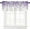 Purple, variant on Purple Eucalyptus Leaves Curtain Valance for Windows/Living Room/Kitchen/Bathroom/Farmhouse, Short Rod Pocket Tier Curtain Window Treatment, 1 Panel 54 x 18 Spring Floral Summer Botanical