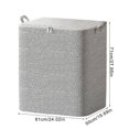 thumbnail image 3 of Spacious 220L Fabric Storage Bag for Comforters and Seasonal Clothing with Easy Carry Handles Space Saving Designs, 3 of 4