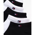 thumbnail image 3 of Calcetines No Show Tommy Hilfiger para mujer, paquete de 12, blanco/negro, 3 of 5