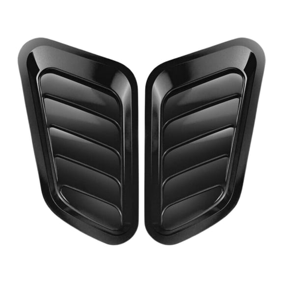 Carbon Color ABS Plastic Car Hood Vent Cover Sticker for Most Cars to Improve Styling