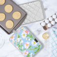 thumbnail image 5 of Yayeee Pot Holders Kitchen Heat Resistant with Pocket 7"x9.8" Cotton Oven Cooking Hot Pads, Blue Floral, 5 of 7