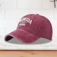 thumbnail image 1 of Alphabet Embroidery Solid Color Duck Hat Trend Personality Outdoor Print Breathable Mesh Hat, 1 of 5
