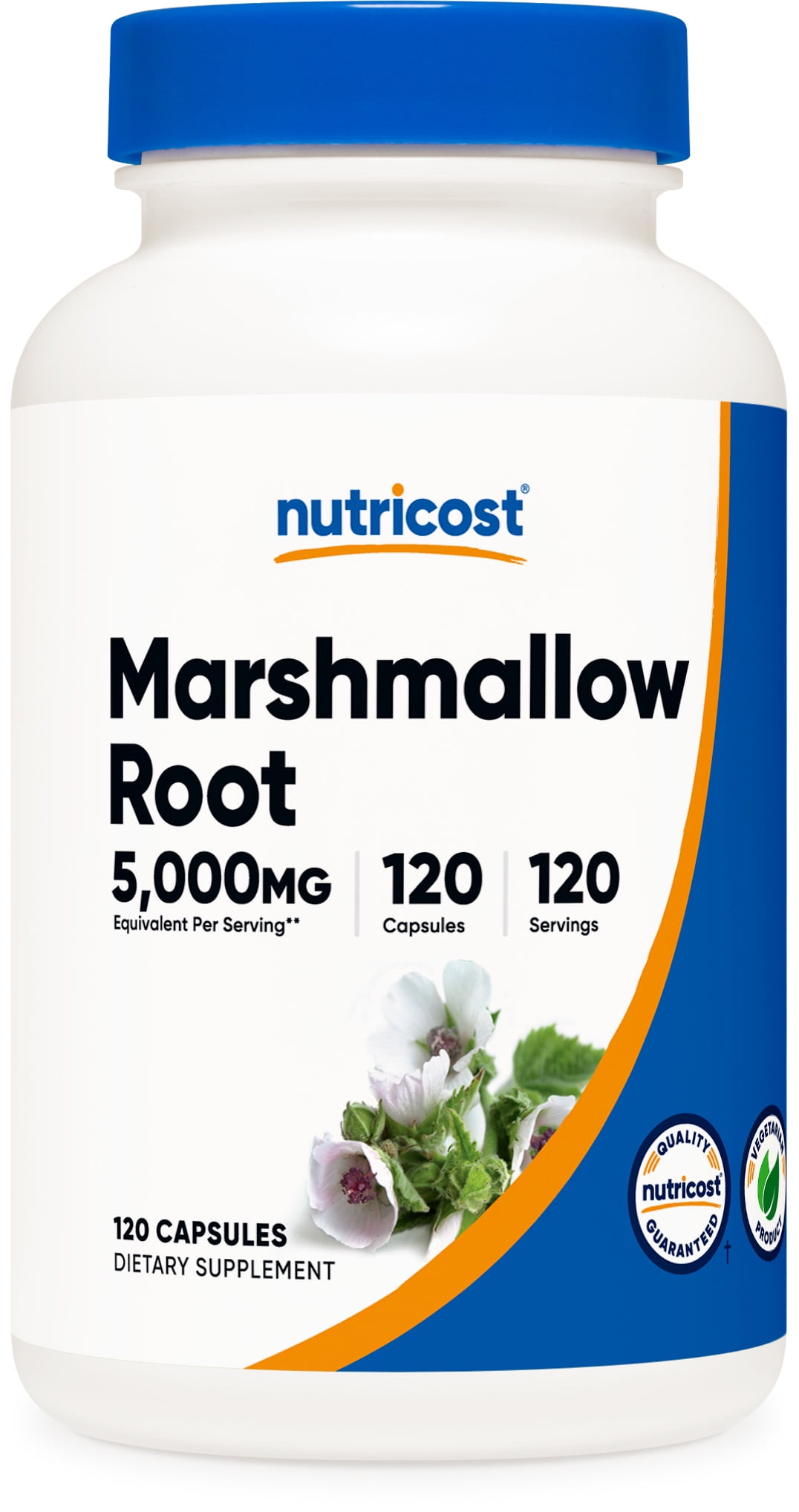 Nutricost Marshmallow Root 500mg, 120 Vegetarian Capsules NonGMO