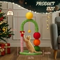 thumbnail image 2 of UBesGoo 31.5-Inch Christmas Cat Scratcher, Save Your Couch with Large Sisal Post! Keeps Cats Happy & Claws Groomed, 2 of 10