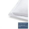 thumbnail image 3 of Delara GOTS Certified 100% Organic Cotton Euro Sham Set of 2, 26"x26", 400TC Long Staple, Ultra Soft, Silky, Breathable, Moisture-Wicking, Light Grey, 3 of 7