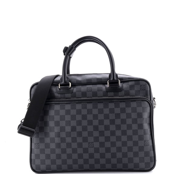 Pre-Owned Icare Laptop Bag Damier Graphite By Rebag