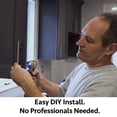 thumbnail image 5 of Alpine Hardware Solid Euro Style Bar Handle Pull | 25Pack ~ 5" Hole Center & 7.5" Length | Heavy Stainless Steel T-Bar Pull with a Satin Nickel Finish | Cabinet Hardware, 5 of 10