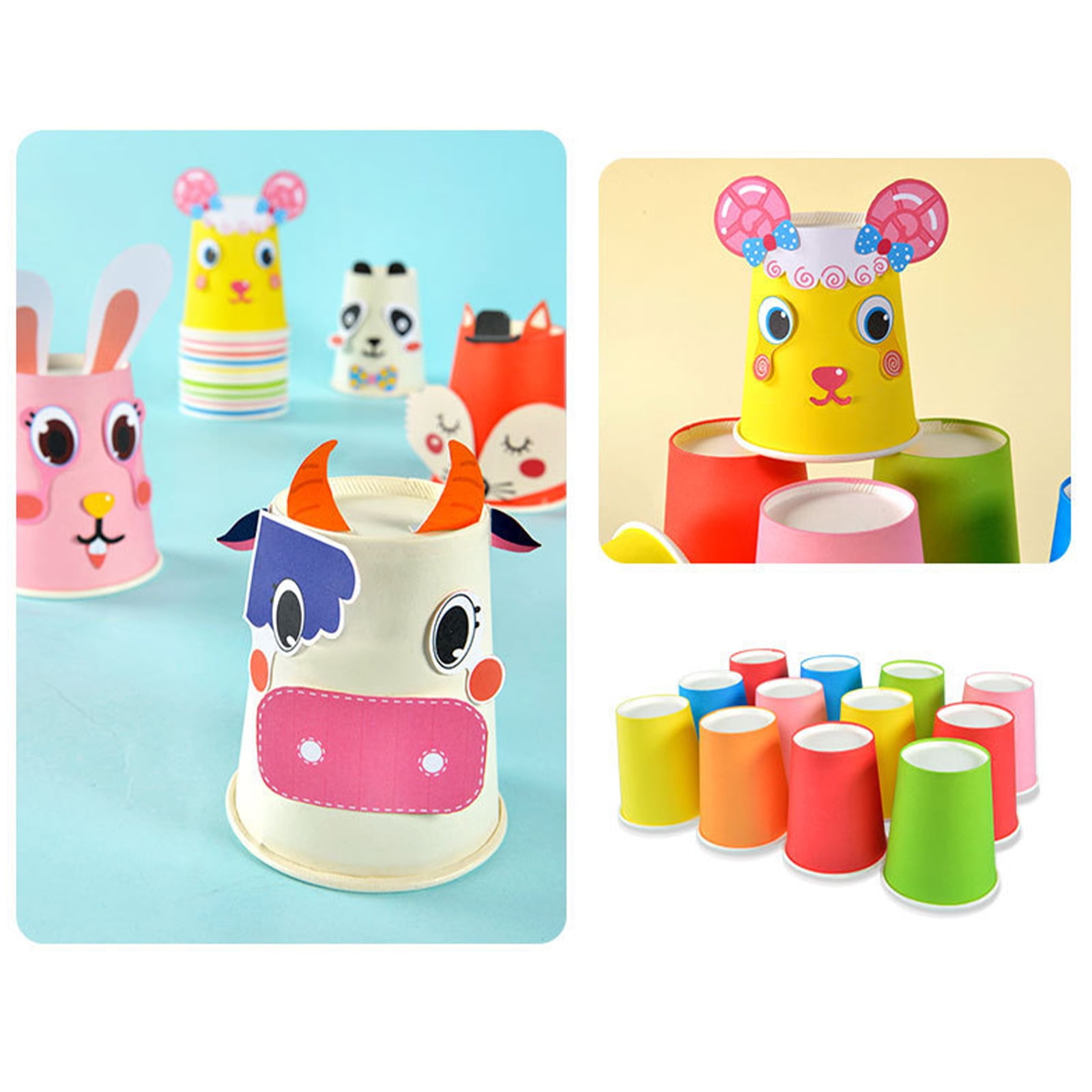 Arts and Crafts Kit for Kids Ages 3, 4, 5, 6 – Craft 8 Cute Animal Projects  – Gift Crafts Set for Girls & Boys Ages 4-8