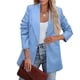 thumbnail image 3 of Chaqueta de traje para mujer,Chaqueta de traje para mujer,Chaquetas de traje largaspara mujer,Chaqueta tipo blazer para mujer, máxima comodidad, 3 of 6
