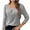 Gray, variant on Cavosen Womens Tops Long Sleeve Pullover Lace Backless Tops Tunic Round Neck Solid Soft Shirts Hollow Out Elegant Vacation T-Shirts Novelty Casual Blouse Athletic Green L