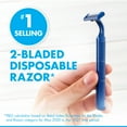 thumbnail image 3 of Gillette Sensor2 Fixed Head Men's Disposable Razors, Blue, 18 Count, 3 of 7