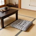 thumbnail image 4 of Rirozkan Floor Cushion, Square Floor Pillow, Large Floor Cushion, Meditation Cushion, Reading Pillow, Back Support Cushion for Living Room, 4 of 6
