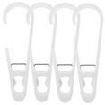 thumbnail image 4 of FRCOLOR 4pcs Multifunctional Bathroom Hook Clips Closet Organizer Clamps Hanging Socks Clips, 4 of 8