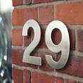 thumbnail image 3 of HASWARE 6 inch (15 cm) Stainless Steel House Number Apartment Door Numbers Mailbox Address Sign with 2 Screws (#5, Silver), 3 of 5
