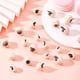 thumbnail image 4 of 16 pares de ojos de seguridad 3D con pestañas, 4 estilos de ojos para marionetas, manualidades Amigurumi, ojos móviles de dibujos animados, ojos de plástico semiredondos., 4 of 5
