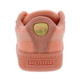 thumbnail image 3 of Puma Basket Classic Velour Infant/Toddler Shoes Size 7, Color: Dessert Flower/Metallic Gold, 3 of 5
