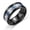 Black, variant on 8mm Stainless Steel Ring for Men Wedding Band Rings Size 7-13