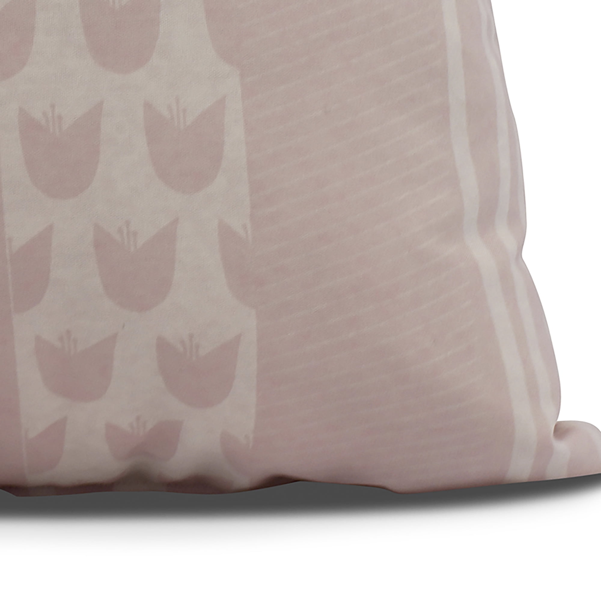 Simply Daisy, 26 x 26 inch,Pattern Stripe Decorative Pillow,Pale Pink
