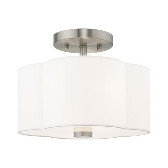 Livex Lighting - Chelsea - 2 Light Flush Mount in New Traditional Style - 11