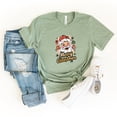 thumbnail image 5 of Merry Christmas Santa Wink - Women's Short Sleeve Graphic T-Shirt, 5 of 7