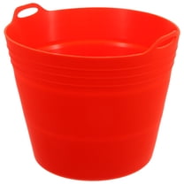 BESTYASH Barbecue Oil Bucket Liner Grill Drip Bucket Liner Orange Silicone 1Pcs