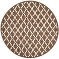 thumbnail image 4 of SAFAVIEH Cambridge Karen Geometric Wool Area Rug, Dark Brown/Ivory, 6' x 9', 4 of 9