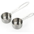 thumbnail image 2 of shiyou-Set of 8 Coffee Scoop, Stainless Steel Coffee Measuring Scoops 1/8 Cup, Including 4 Pack Short Handled and 4 Pack Long Handle Coffee Scoops for Coffee, Tea, Sugar and Milk, 30 ml, 2 of 4