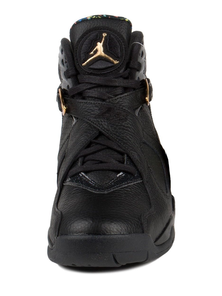black and gold jordan 8