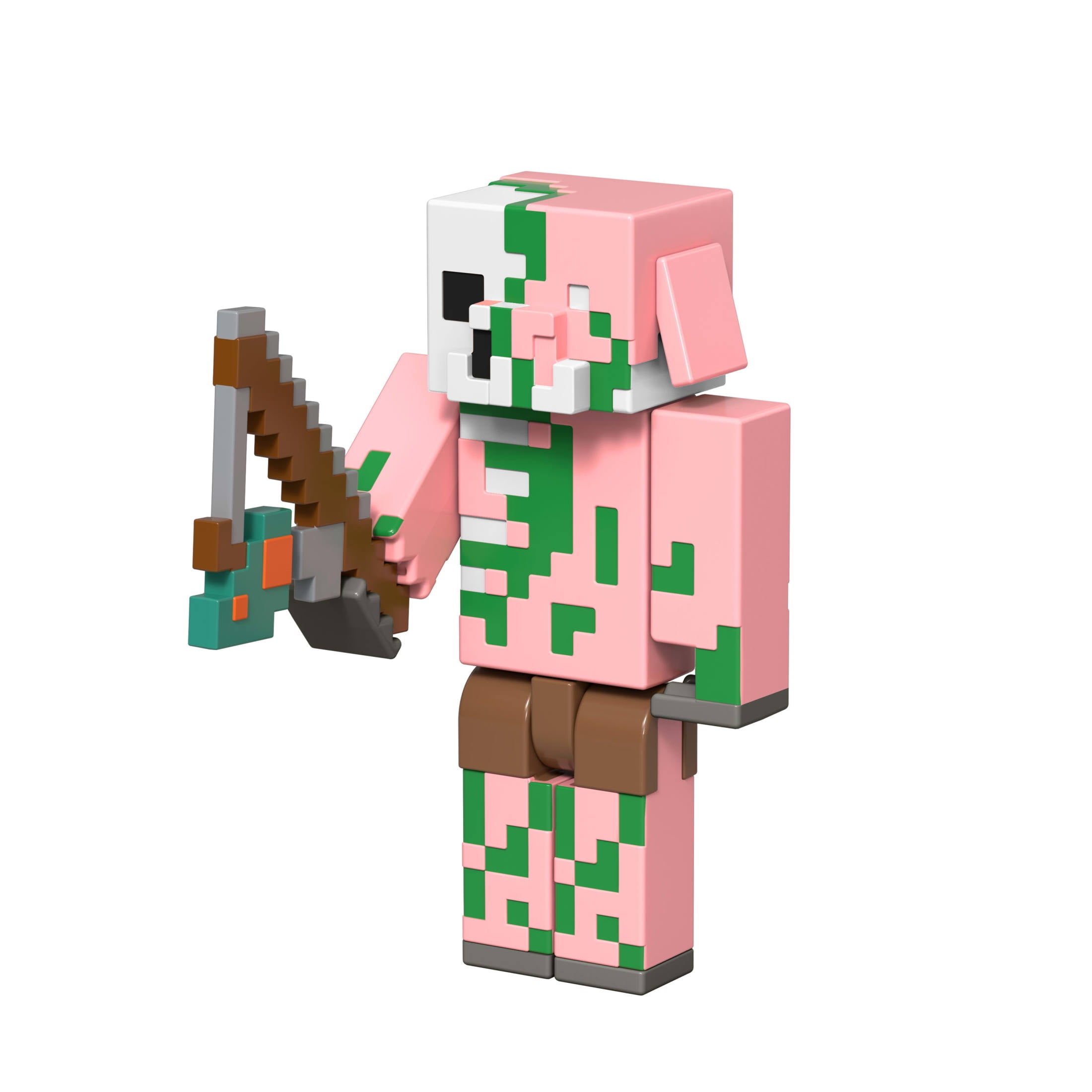 Minecraft Action Figures & Accessories 2-Pack, Zombified Piglin & Strider 3.25-inch Scale Toy Set