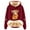 Wine, variant on Telankuip Womens Sherpa Fleece Lined Christmas Hoodies Cute Girly Style Highland Cow Graphic Long Sleeve Hooded Sweatshirts Loose Soft Winter Warm Comfort Holiday Pullover Tops Yellow XL