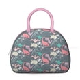 thumbnail image 4 of Sac à Lunch Dinosaure Abstrait Moderne pour Femmes, Mignon Bébé Dino avec Étoiles Colorées et Design Forestier, Sac Isolé Réutilisable pour Travail Ou Pique-Nique, 4 of 4