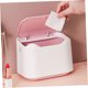 thumbnail image 5 of BESTYASH 2Ud Lightweight Small Desk Trash Can Press Type Plastic Container for Home Storage, 5 of 8