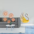 thumbnail image 2 of Arte Mural Tejido En Ratán Y Estatua De Cisne, Figura De Ganso De Resina Para Salón De Té, Pasillo, Dormitorio, Porche, Cafetería, Sala De Estar, Sala De Compromiso, 2 of 8
