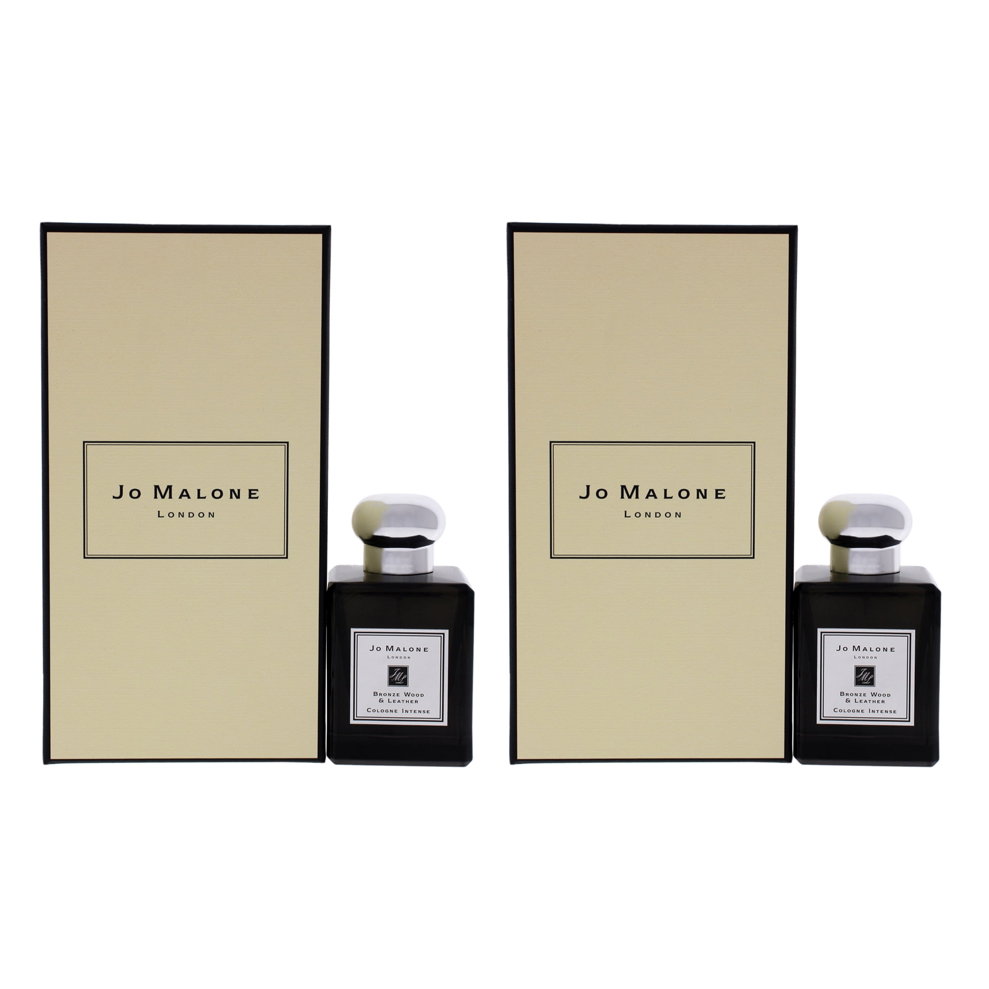 Jo Malone Bronze Wood and Leather Intense Pack of 2 1.7 oz Cologne