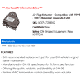 thumbnail image 2 of Air Flap Actuator - Compatible with 1999 - 2002 Chevy Silverado 1500 2000 2001, 2 of 2