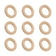 thumbnail image 3 of 30 anillos de madera de haya resistente sin terminar finamente pulidos, anillos de macramé de fácil coloración para decoración artesanal DIY, 4cm/1,6 pulgadas, 3 of 5