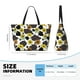 thumbnail image 4 of Easygdp Black Cow Sunflowers Bolsa de Viaje de Playa de Gran Capacidad, Bolsa Tote Perfecta para la Playa, Escapadas de Fin de Semana y Viajes, 4 of 7