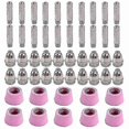 thumbnail image 5 of 50Pcs Plasma Cutter Torch Consumables Kit Includes Electrodes Nozzles Cups for CUT60 LG Welders, 5 of 5