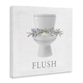 thumbnail image 2 of Stupell Industries Shabby Chic Flush Toilet & Lavender Canvas Art, 36 x 36, by Lettered and Lined, 2 of 7