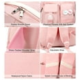 thumbnail image 4 of Lightweight Student Backpack Functional Pockets Large Capacity Girls School Bag, 4 of 5