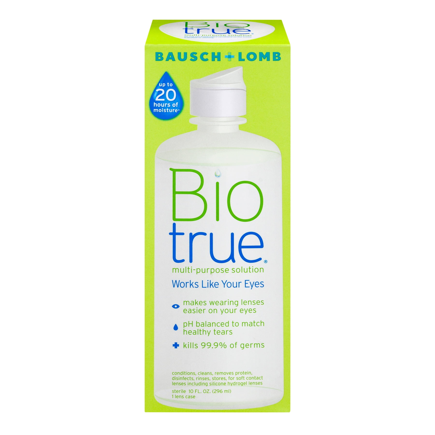 Biotrue Eye Contact Lens Saline Solution and Cleaner , 10 fl oz