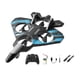thumbnail image 3 of Avión de control remoto, planeador de hobby, juguete anticolisión para exteriores, ligero, 6 canales, recargable por USB, modelo de , aeronave azul, 3 of 8